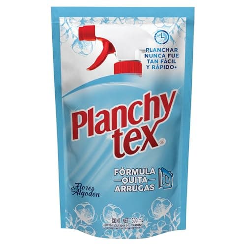 Planchytex Facilitador de Planchado Líquido Flores de Algodón Repuesto de 500 ml