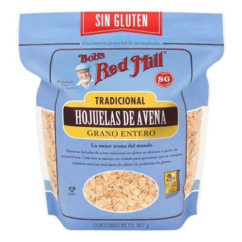 Bob´s Red Mill, Bob's Red Mill, Hojuelas de avena tradicional sin gluten, 907g, 907 gramos