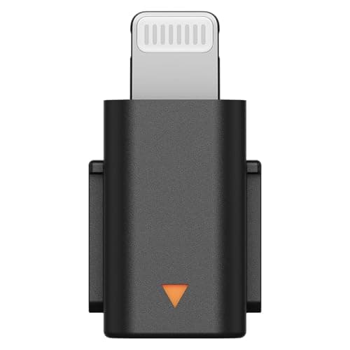 dji Adaptador de teléfono móvil (Lightning) Mic Mini, Compatibilidad Mic Mini