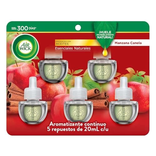 Air Wick 5 Repuestos de Aromatizante de Ambiente Continuo