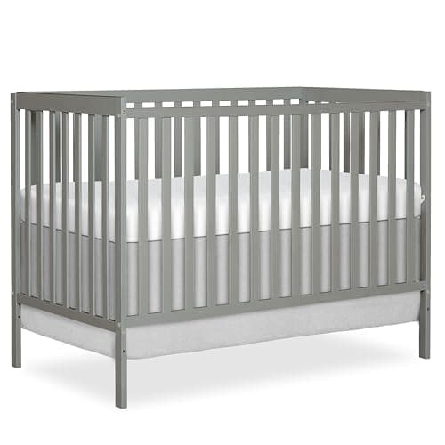 Dream On Me Synergy Cuna Convertible 5 en 1 en Gris Frío