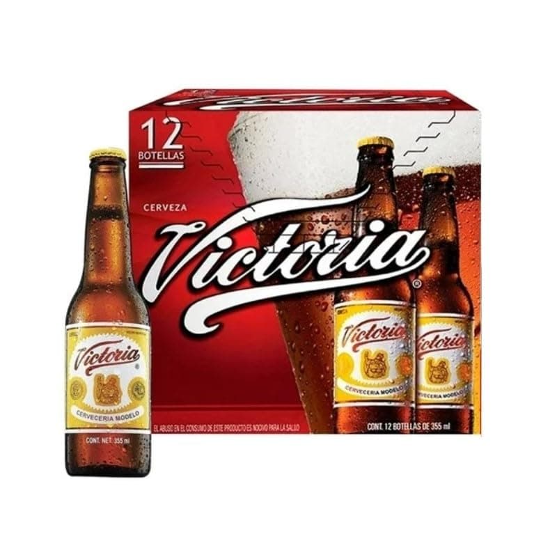 Cerveza Victoria tipo Viena 12 Botellas de 355ml