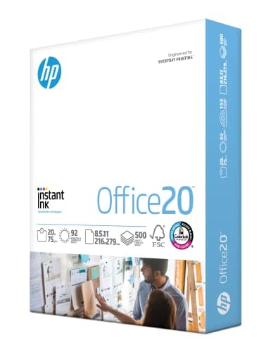 HP Papers - Papel para Impresora Instant Ink Office20