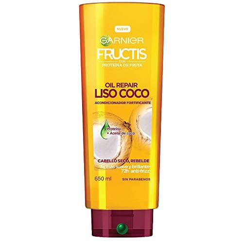 Garnier Fructis Acondicionador Oil Repair Liso Coco, 650 ml