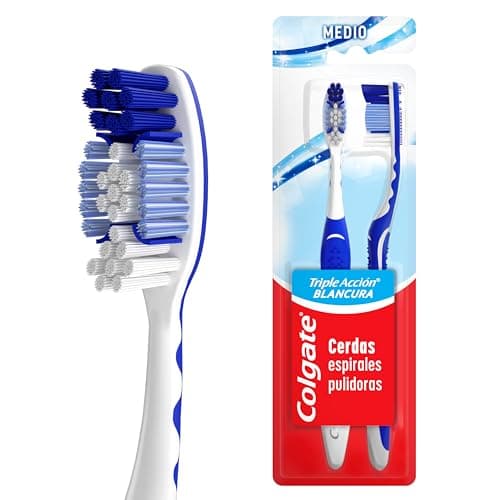 Colgate Cepillo de Dientes Triple Acción Xtra Blancura 2 piezas
