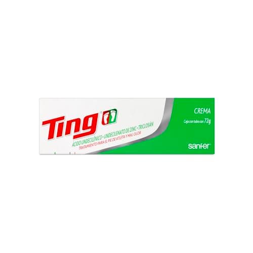 Ting Crema | Tratamiento Antimícótico Pie de Atleta | Ácido Undecilénico | Cura Infección, Ardor y