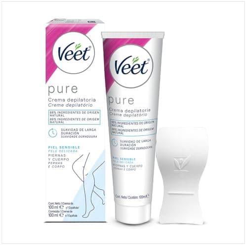 Veet Pure & Fresh Crema Depilatoria para Piel Sensible de 100ml