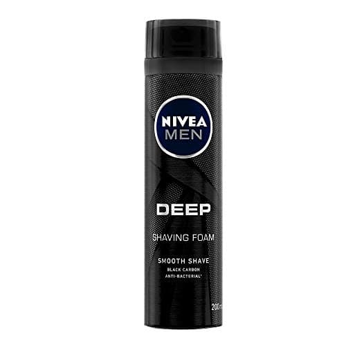 NIVEA MEN Espuma para Afeitar Deep (200 ml) Antibacterial