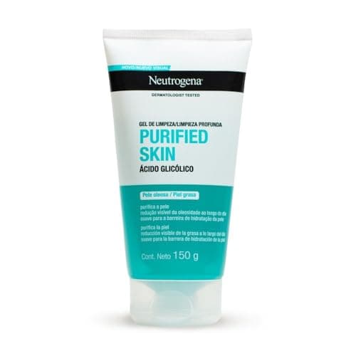 Neutrogena Gel Limpiador Facial Purified Skin Ácido glicólico 150 g