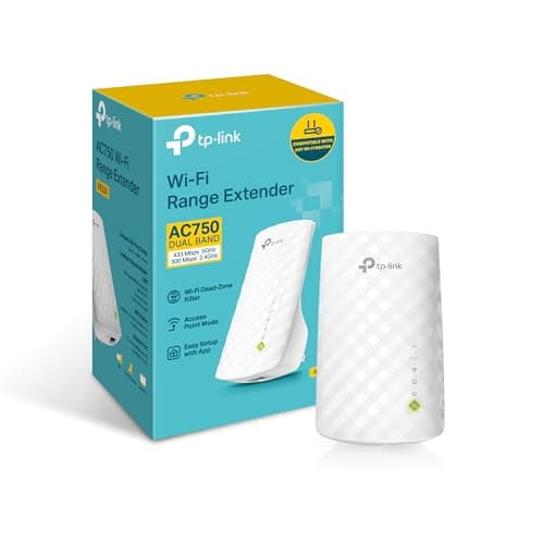 TP-Link RE220, Extensor de Rango WiFi AC750, Cubre hasta 1200 pies Cuadrados y 20 Dispositivos