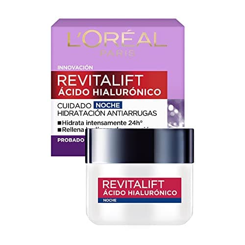 L'Oreal Paris Revitalift Ácido Hialurónico Crema de Noche Hidratante