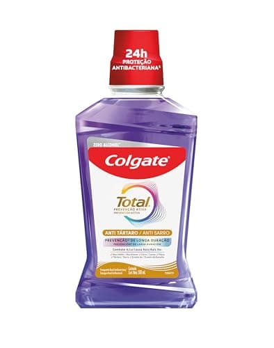 Colgate Total Antisarro, Enjuague Bucal sin Alcohol, de Uso Diario para Ayudar a Prevenir la