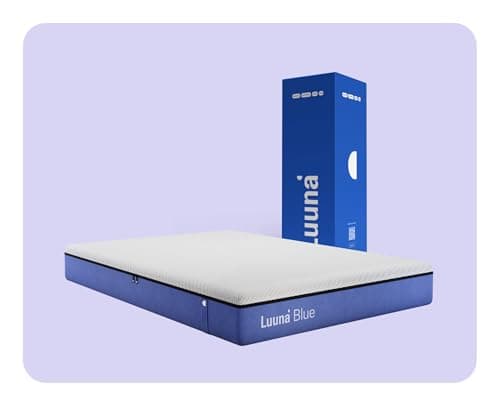 Luuna Colchón en Caja Matrimonial Blue – Memory Foam Adaptable de 3 Capas