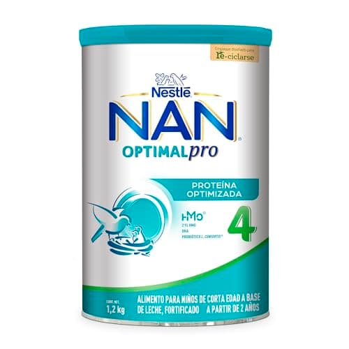 NAN 4 Optimal Pro, Alimento Para Niños de Corta Edad a Base de Leche, Fortificado, Proteína