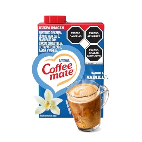 Coffee Mate Sustituto de Crema Para Café Líquido Sabor a Vainilla 530g