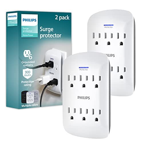 Philips, Multicontacto de Pared de 6 Salidas