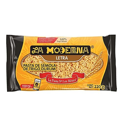 La Moderna, Letra - Pasta para Sopa, 220 Gramos