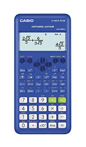 Casio Calculadora Científica Fx-82laplus 2da Edición Color Azul