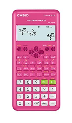 Casio Calculadora Científica Fx-82laplus 2da Edición Color Rosa