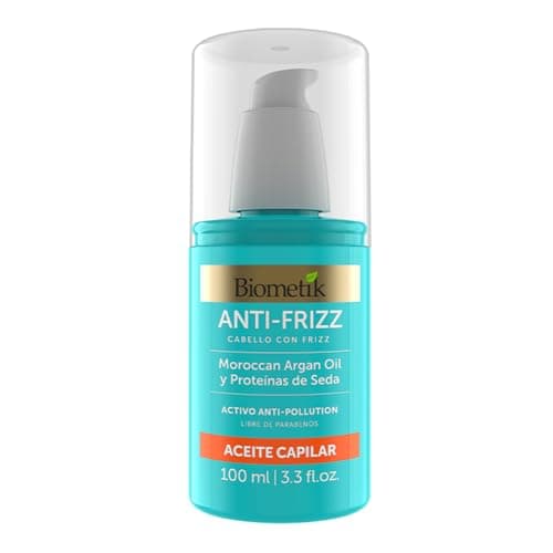 Biometik Anti-Frizz, Aceite Capilar, Rellena las Puntas para un Cabello más Largo sin Puntas