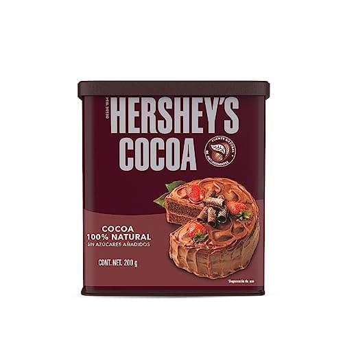 HERSHEY´S - Cocoa Lata, Cocoa en Polvo, Sabor Intenso, Color Marrón Roijizo