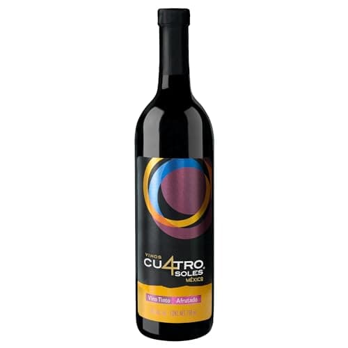 CUATRO SOLES VINO TINTO AFRUTADO SEMIDULCE 750ML