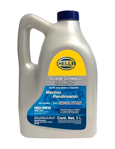 HELLA - ACEITE 100% SINTÉTICO PARA MOTOR A GASOLINA 5W30