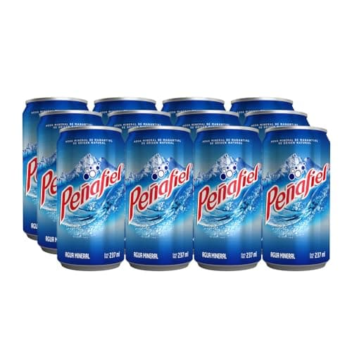 Peñafiel, Agua Mineral 237 ml, Lata Sleek (12 pack)