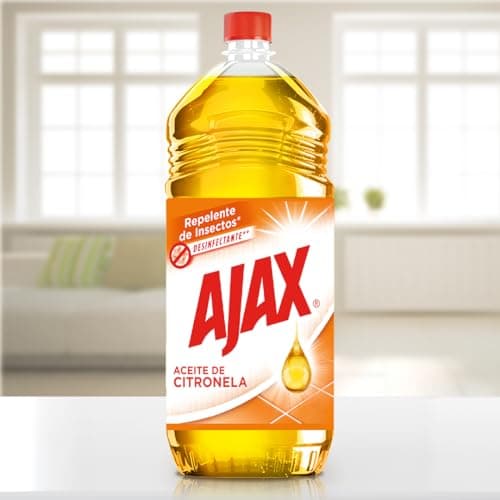 Ajax Limpiador Multiusos Líquido Citronela 2 L. Máxima Eficacia. Su Fórmula
