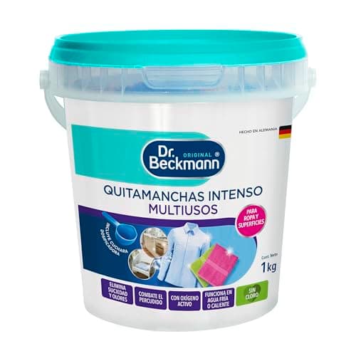 Dr. Beckmann, Quitamanchas Intenso Multiusos, en Polvo, para Ropa Blanca y Color
