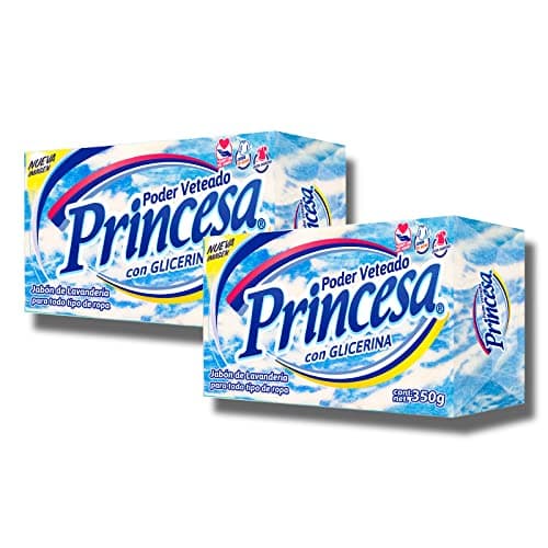 Princesa Jabón Azul Veteado con Glicerina 350g