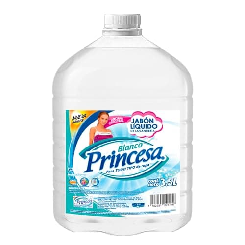 Jabón Líquido de Lavandería Blanco 3.5L para Ropa Blanca
