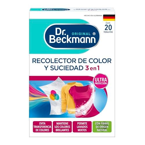 Dr. Beckmann, Recolector de Color y Suciedad, Toallitas para Evitar la Transferencia de Colores