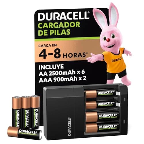 DURACELL - Cargador premium pilas recargables