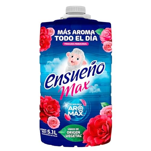 Ensueño Suavizante de Telas Frescura Primaveral Origen Vegetal 5.1L