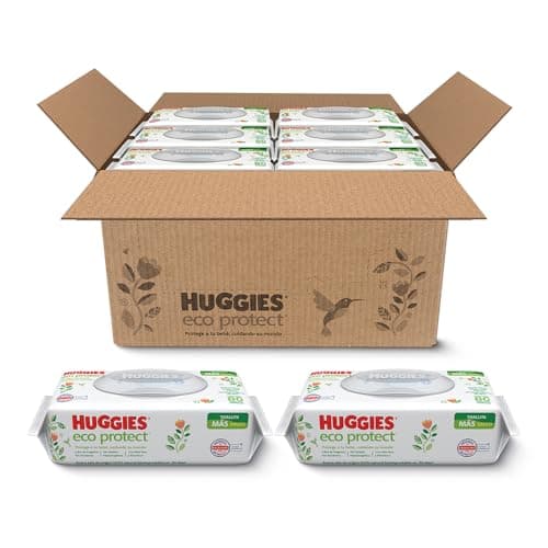 Huggies Eco Protect, Toallitas Húmedas Para Bebé, Caja Con 1,440 Piezas (18 paquetes de 80