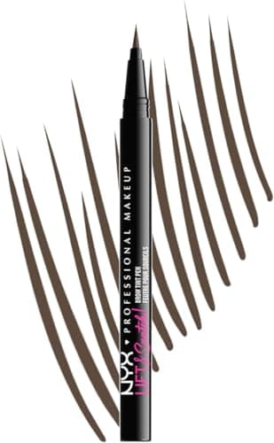 NYX Professional Makeup, Lift and Snatch, Plumín de cejas, Tono Ash Brown