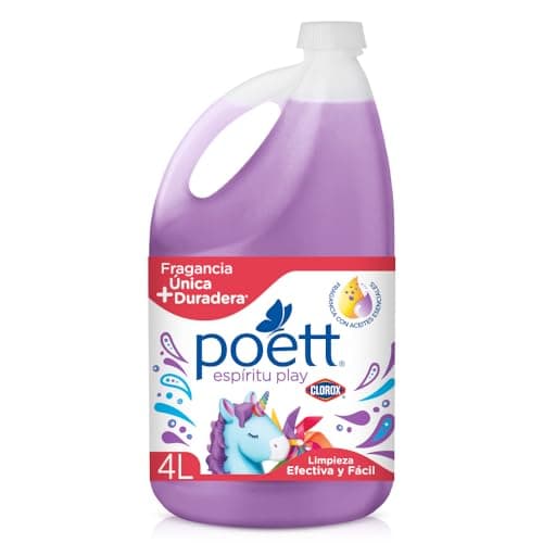 Limpiador Multiusos Aromatizante Poett Espiritu Play 4 L
