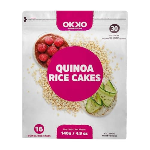 OKKO Rice Cakes con Quinoa, 140 g