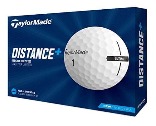 Pelota Taylormade Distance + White Docena