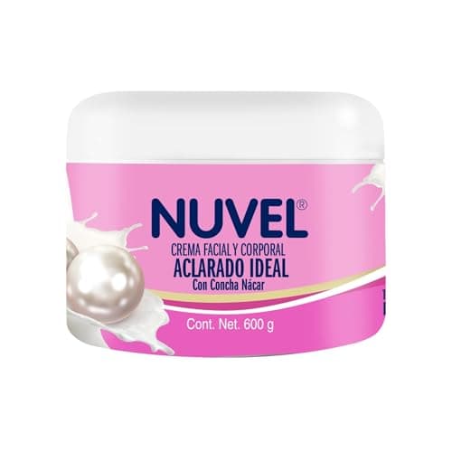 Nuvel Crema Aclarante Corporal y Facial con Concha Nácar 600g