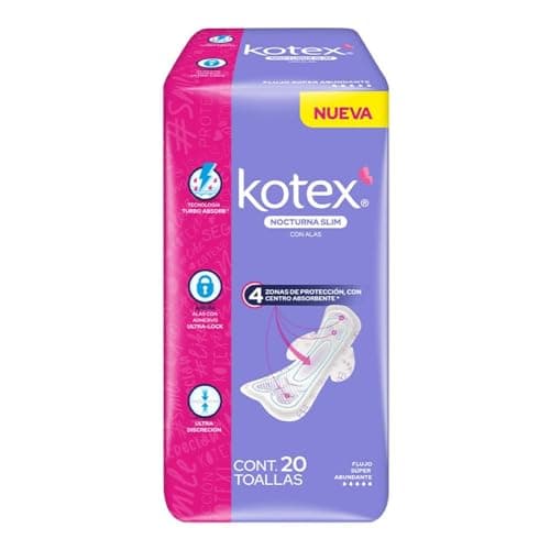 Kotex Nocturna Slim Con Alas