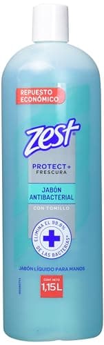 Jabón Líquido Antibacterial Zest Tomillo y Té Verde 1.15 L