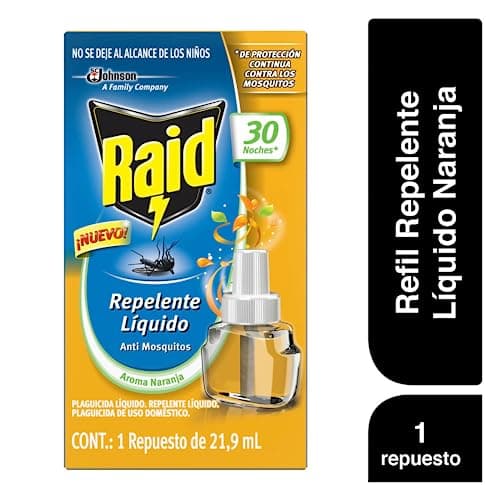 Raid Insecticida y Repelente de Mosquitos Eléctrico