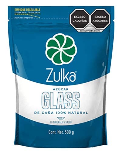 Zulka, zulka azucar glass 500 gr, 1 piezas
