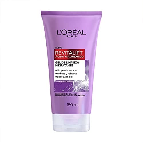 L'Oréal Paris Gel Limpiador Facial Revitalift Ácido Hialurónico, 150 ml