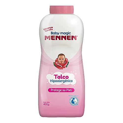 Mennen Talco para Bebé Baby Magic Rosa 400 g. Hipoalergénico y Es Perfecto para Evitar los