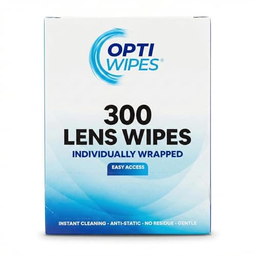 OPTI WIPES | 300 Toallitas húmedas Individuales para Lentes y Pantallas