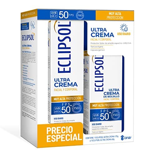 Pack Eclipsol Ultra Crema FPS 50+ Protector Solar Facial y Corporal