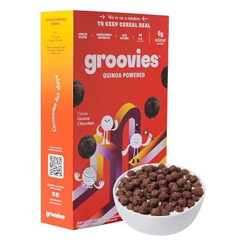 GROOVIES | Cereal de Quinoa Sin Azúcar Añadida | Cereales Gluten Free